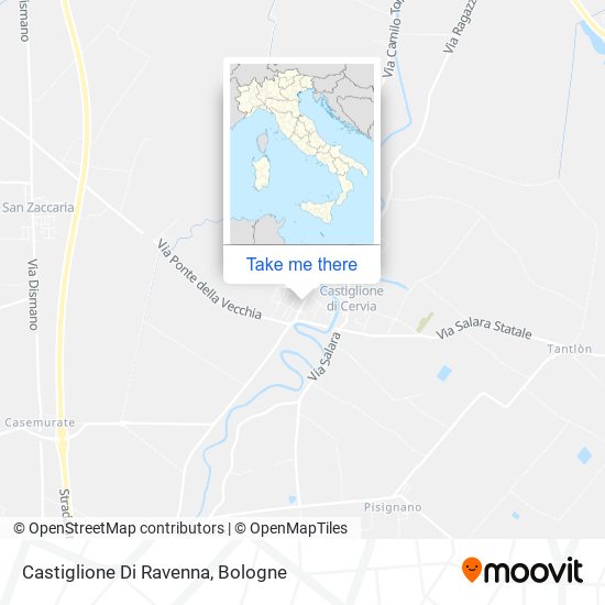 Castiglione Di Ravenna map