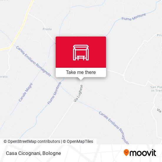 Casa Cicognani map