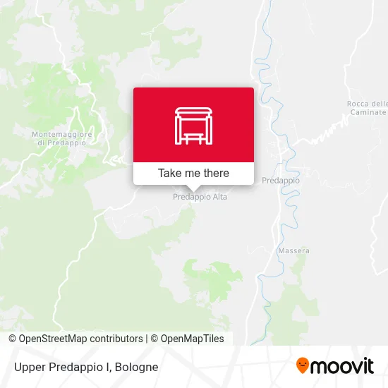Upper Predappio I map