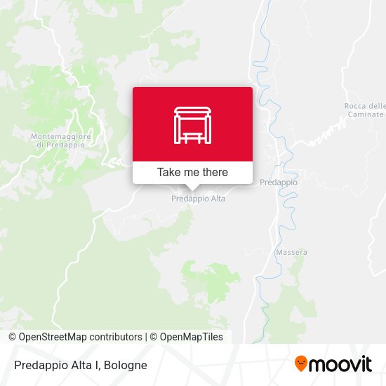 Predappio Alta I map