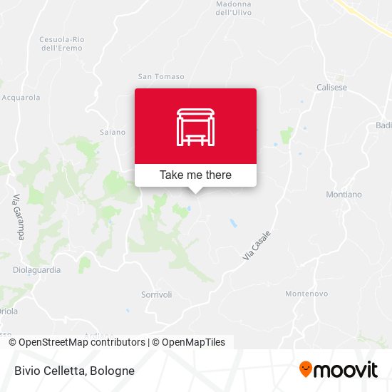 Bivio Celletta map