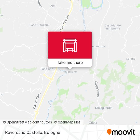 Roversano Castello map