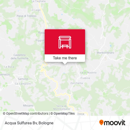 Acqua Sulfurea Bv map