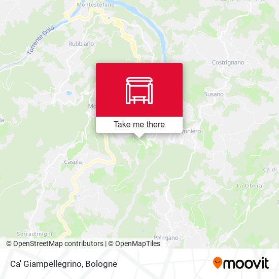 Ca' Giampellegrino map