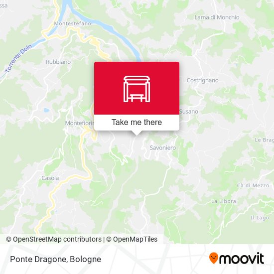Ponte Dragone map