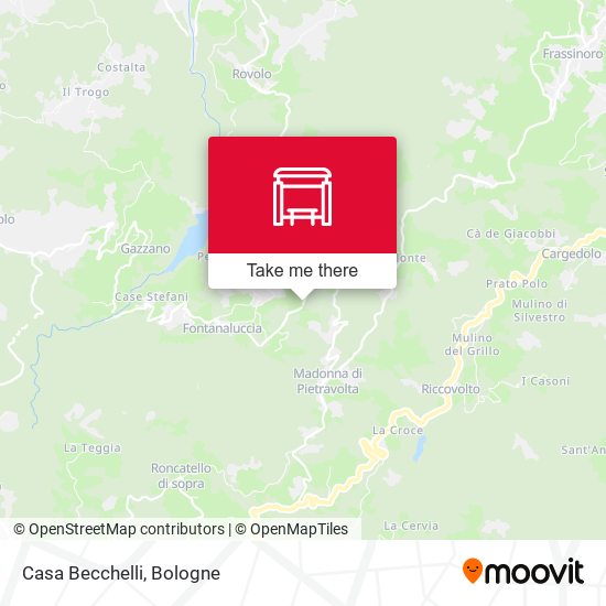Casa Becchelli map