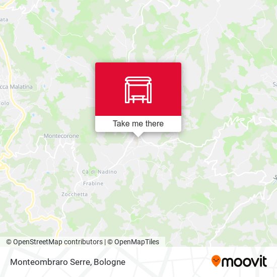 Monteombraro Serre map