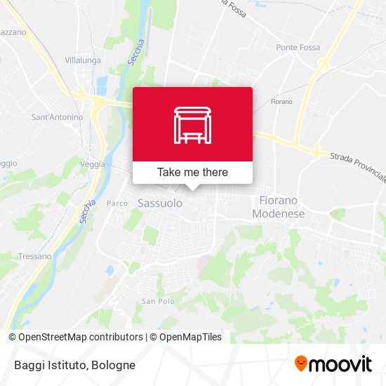 Baggi Istituto map