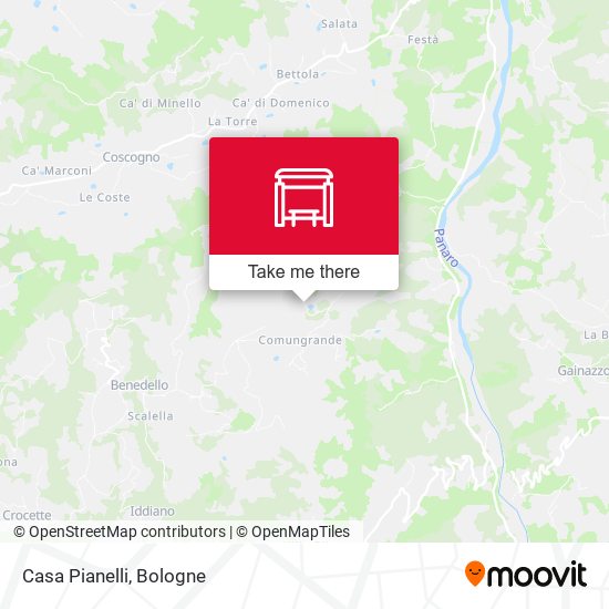 Casa Pianelli map