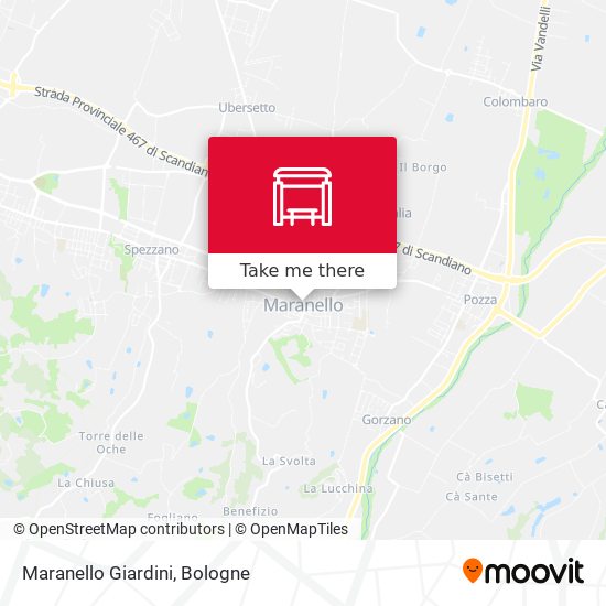 Maranello Giardini map