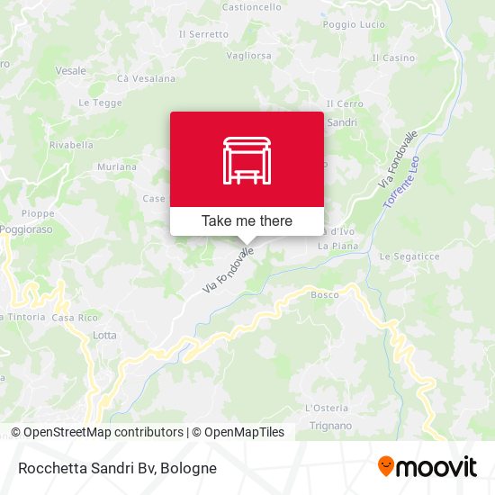 Rocchetta Sandri Bv map