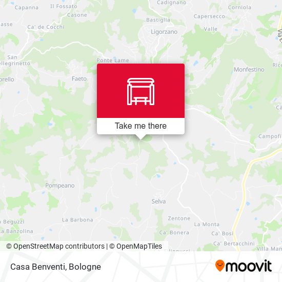 Casa Benventi map