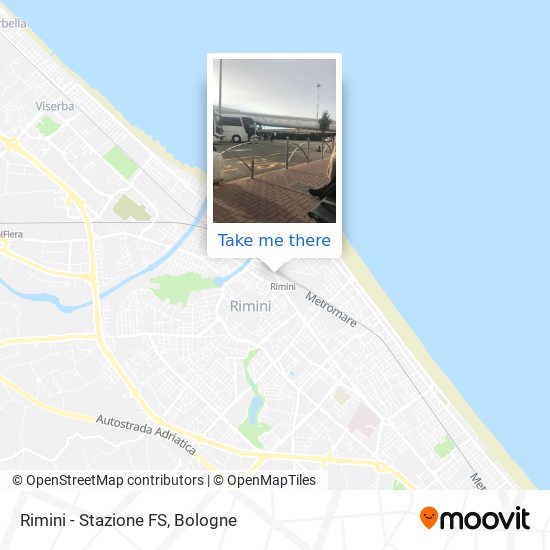 Rimini - Stazione FS map