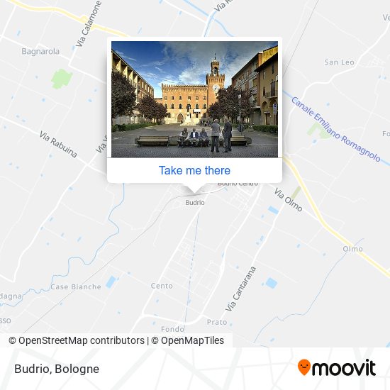 Budrio map