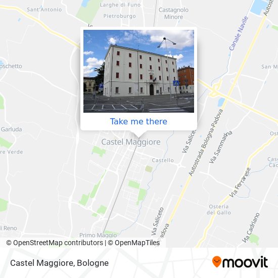 Castel Maggiore map