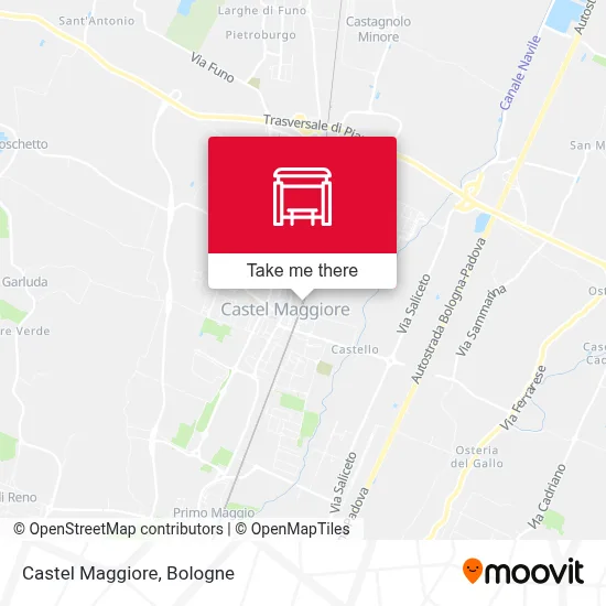 Castel Maggiore map