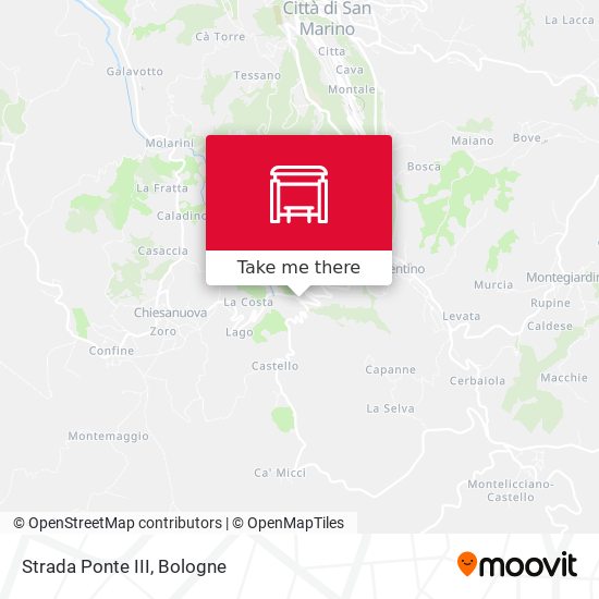 Strada Ponte III map