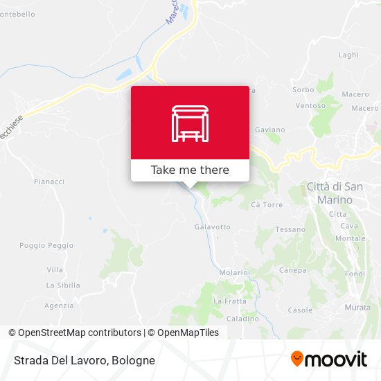 Strada Del Lavoro map