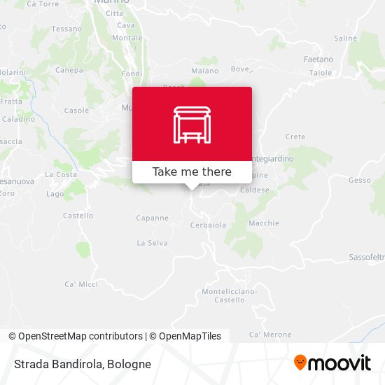 Strada Bandirola map