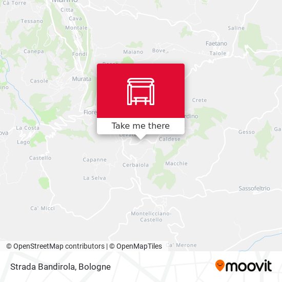 Strada Bandirola map
