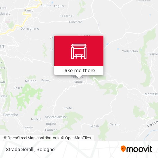 Strada Seralli map