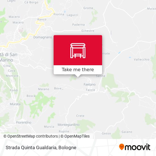 Strada Quinta Gualdaria map