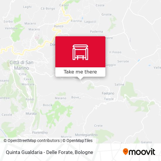 Quinta Gualdaria - Delle Forate map