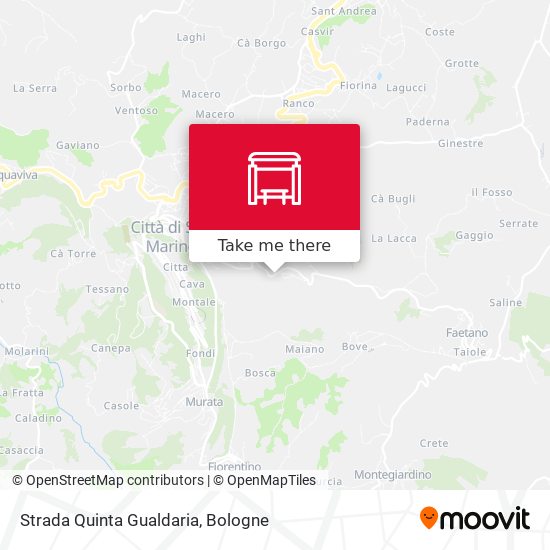 Strada Quinta Gualdaria map