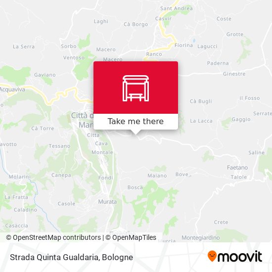 Strada Quinta Gualdaria map