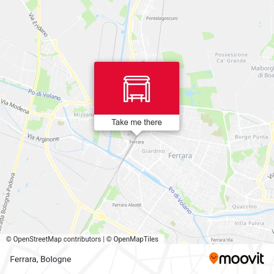 Ferrara map