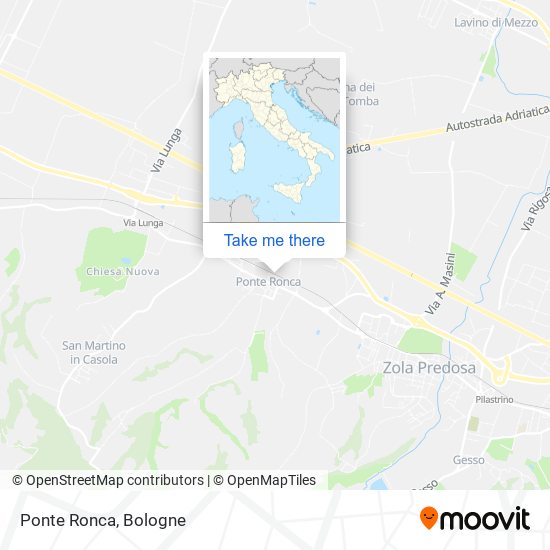 Ponte Ronca map
