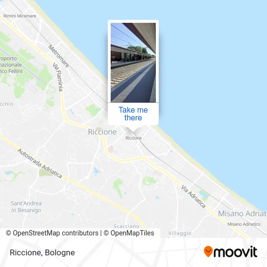 Riccione map