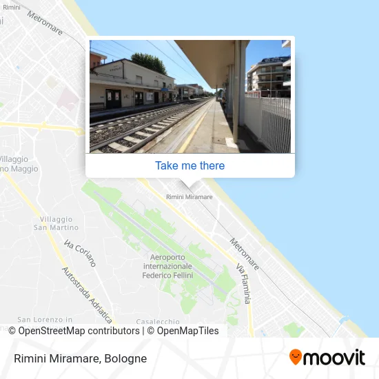 Rimini Miramare map