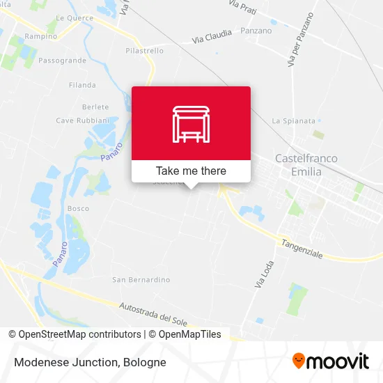 Modenese Junction map