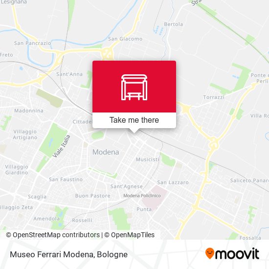 Museo Ferrari Modena map