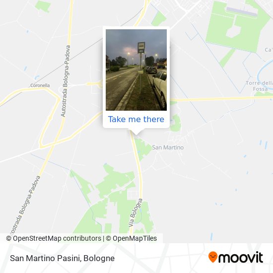 San Martino Pasini map