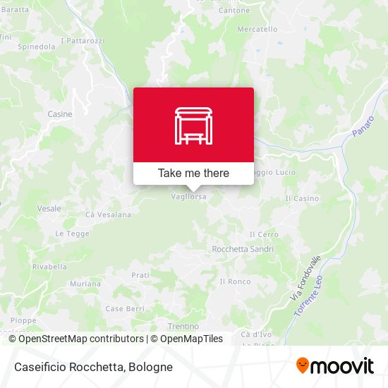 Caseificio Rocchetta map