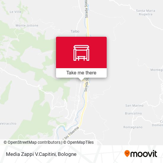 Media Zappi V.Capitini map
