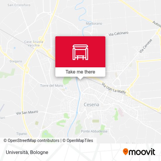Università map