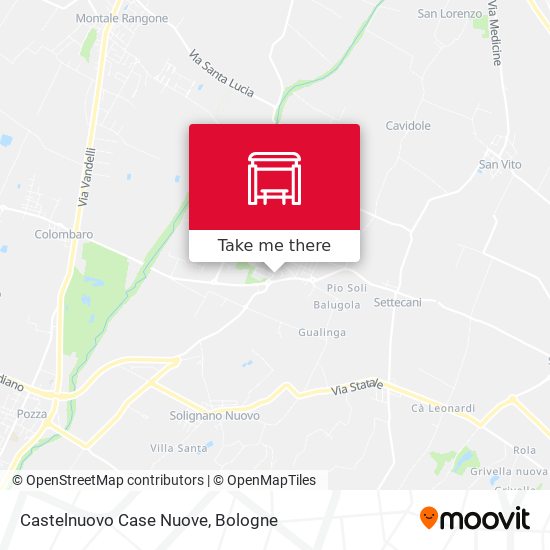 Castelnuovo Case Nuove map