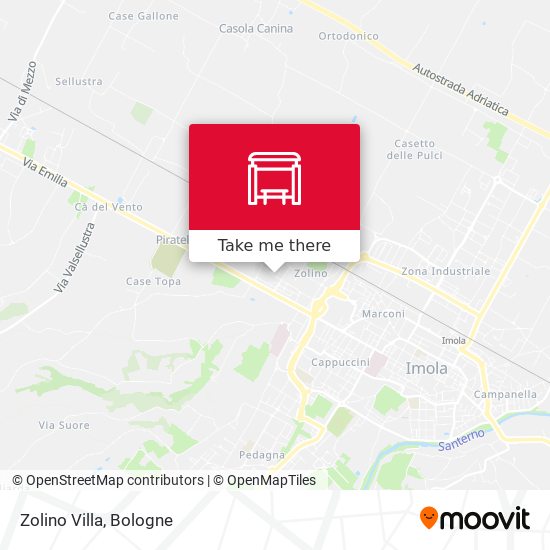 Zolino Villa map