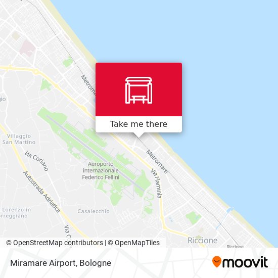 Miramare Airport map