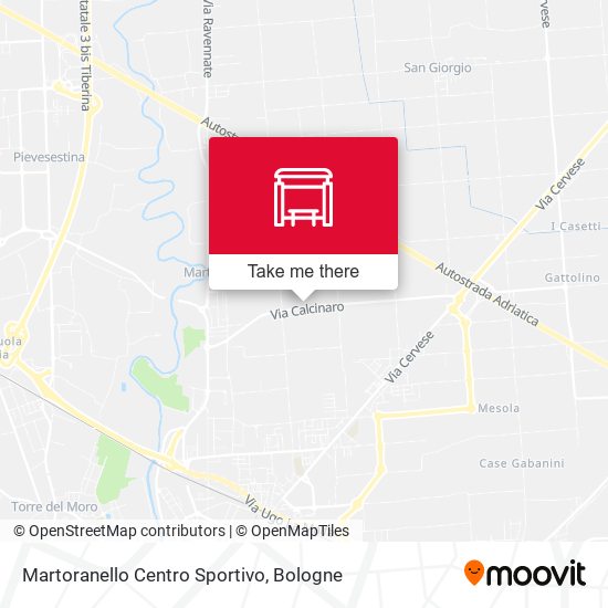 Martoranello Centro Sportivo map