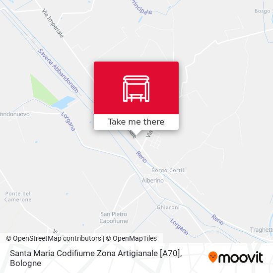 Santa Maria Codifiume Zona Artigianale [A70] map