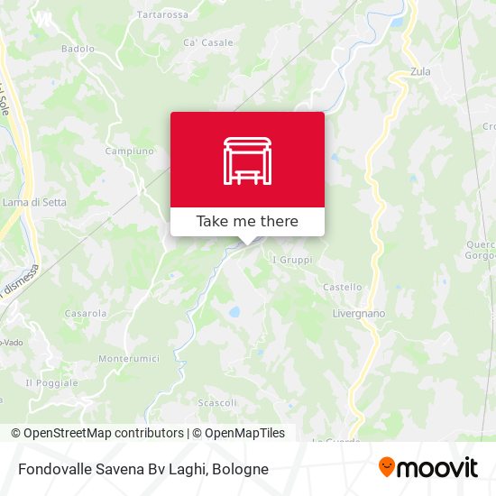 Fondovalle Savena Bv Laghi map