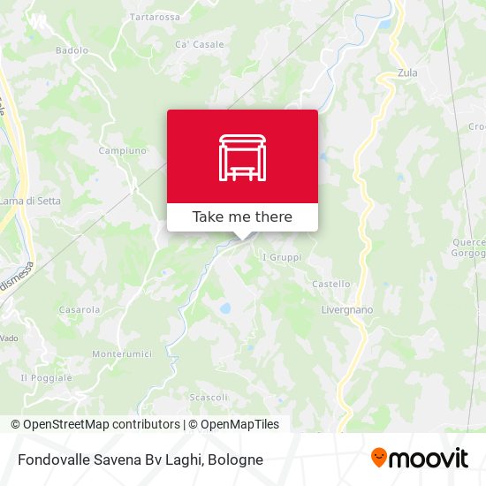 Fondovalle Savena Bv Laghi map