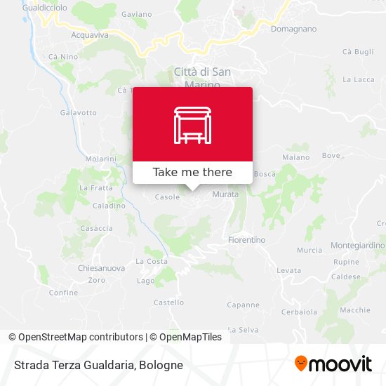 Strada Terza Gualdaria map