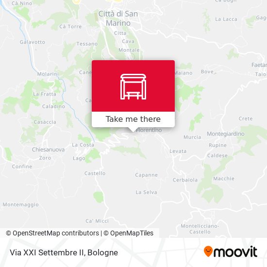 Via XXI Settembre II map