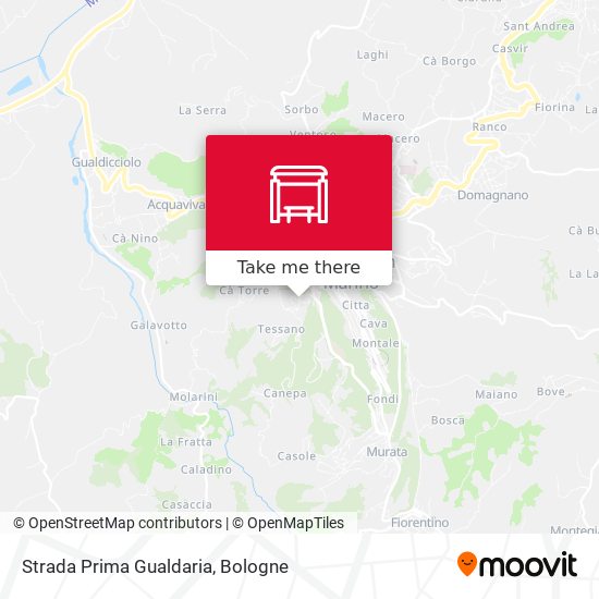 Strada Prima Gualdaria map