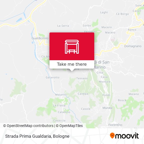 Strada Prima Gualdaria map